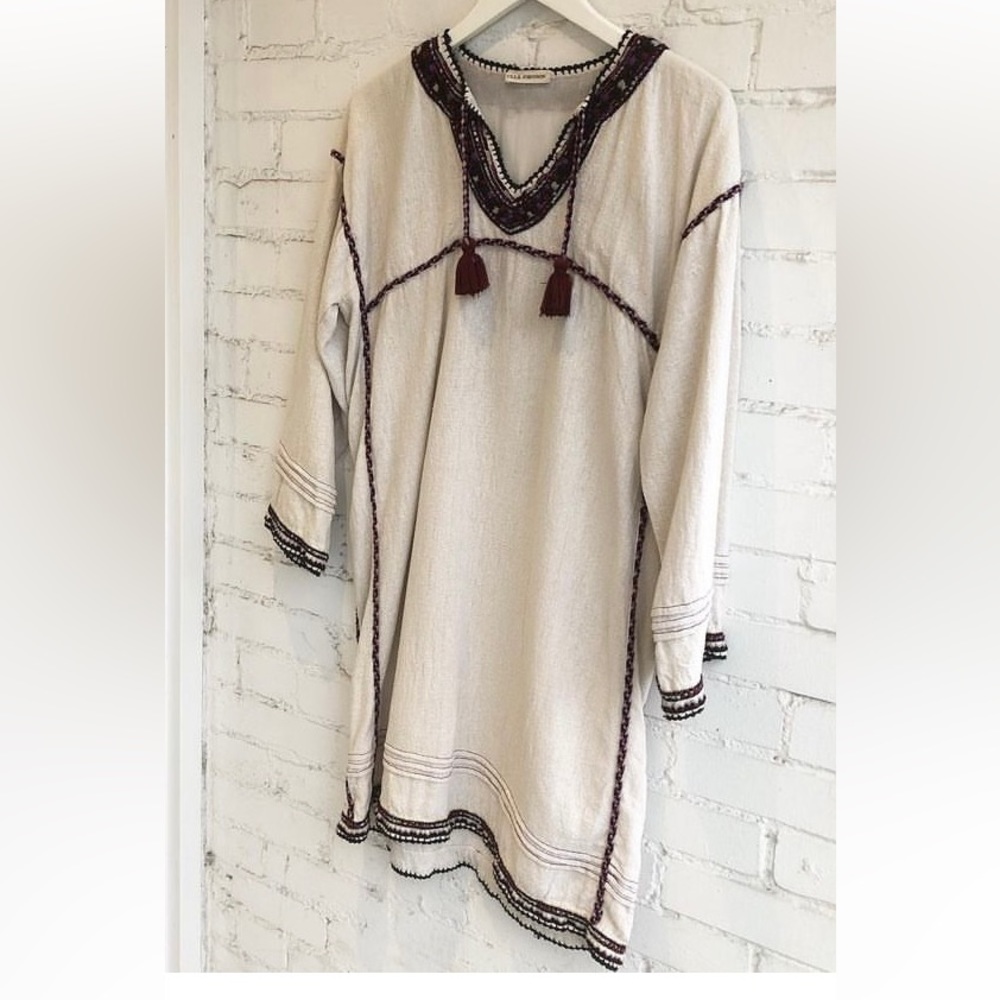 Ulla Johnson cotton tunic with silk trim